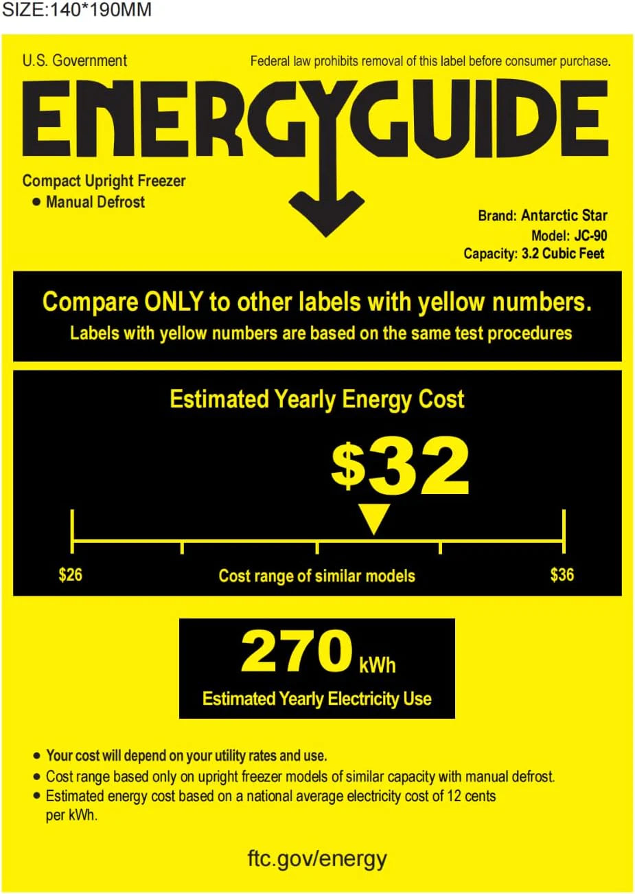 Antarctic Star Beverage Refrigerator Cooler 68 Can, Mini Fridge with Glass Door for Beer Drinks Wine,Freestanding Small Fridge with Electronic Temperature Control for Home and Bar,1.7 cu.ft