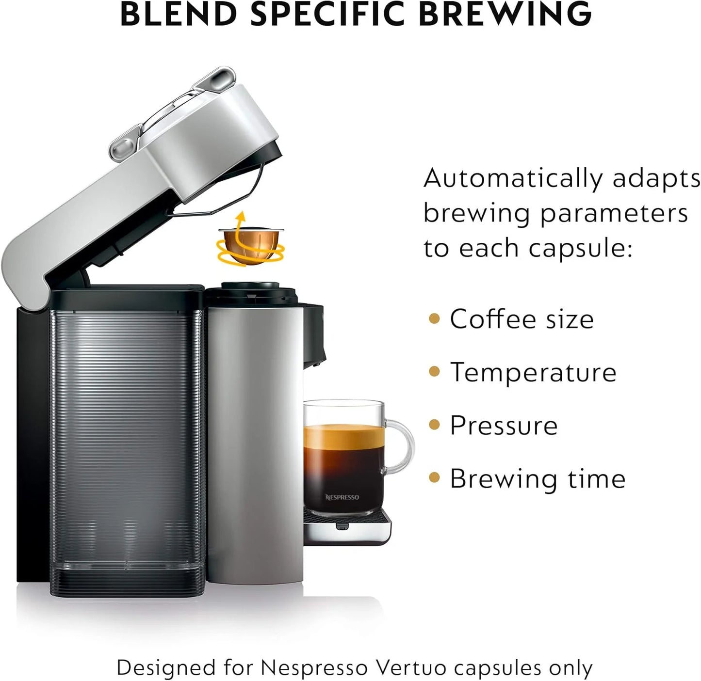 Nespresso De'Longhi Vertuo Single coffee and espresso makers
