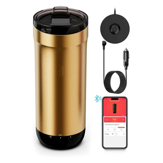 Coffee Travel Mug, 15oz Self Heating Coffee Mug with 4-10 Hour Battery Life
