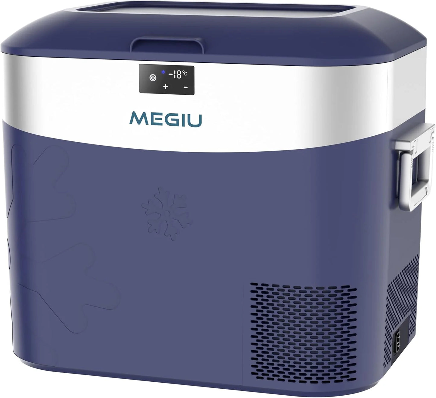 Car Fridge Portable 12 Volt Refrigerator 23 Quart (22 Liter) Freezer Compressor Cooler 12V/24V DC 110～240 V AC for Outdoor, Camping, Travel, Home Use -18℃~+15℃ (Green)