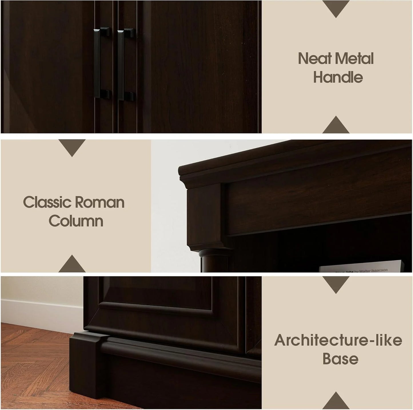 70-Inch Tall White Bookcase 5 Tiers Shelves Open Storage Bookshelf