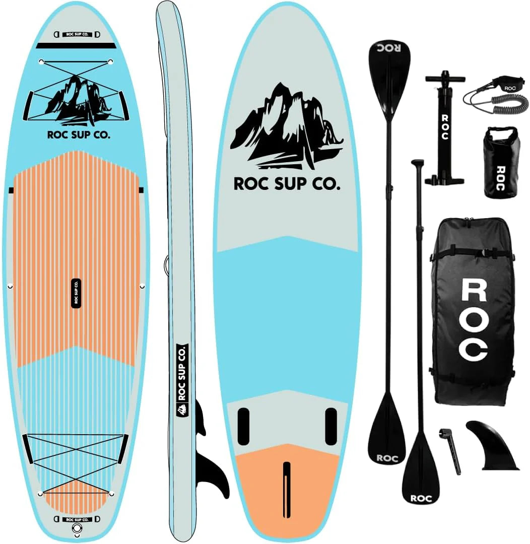 ROC inflatable stand-up paddle board high-quality SUP paddle board accessories