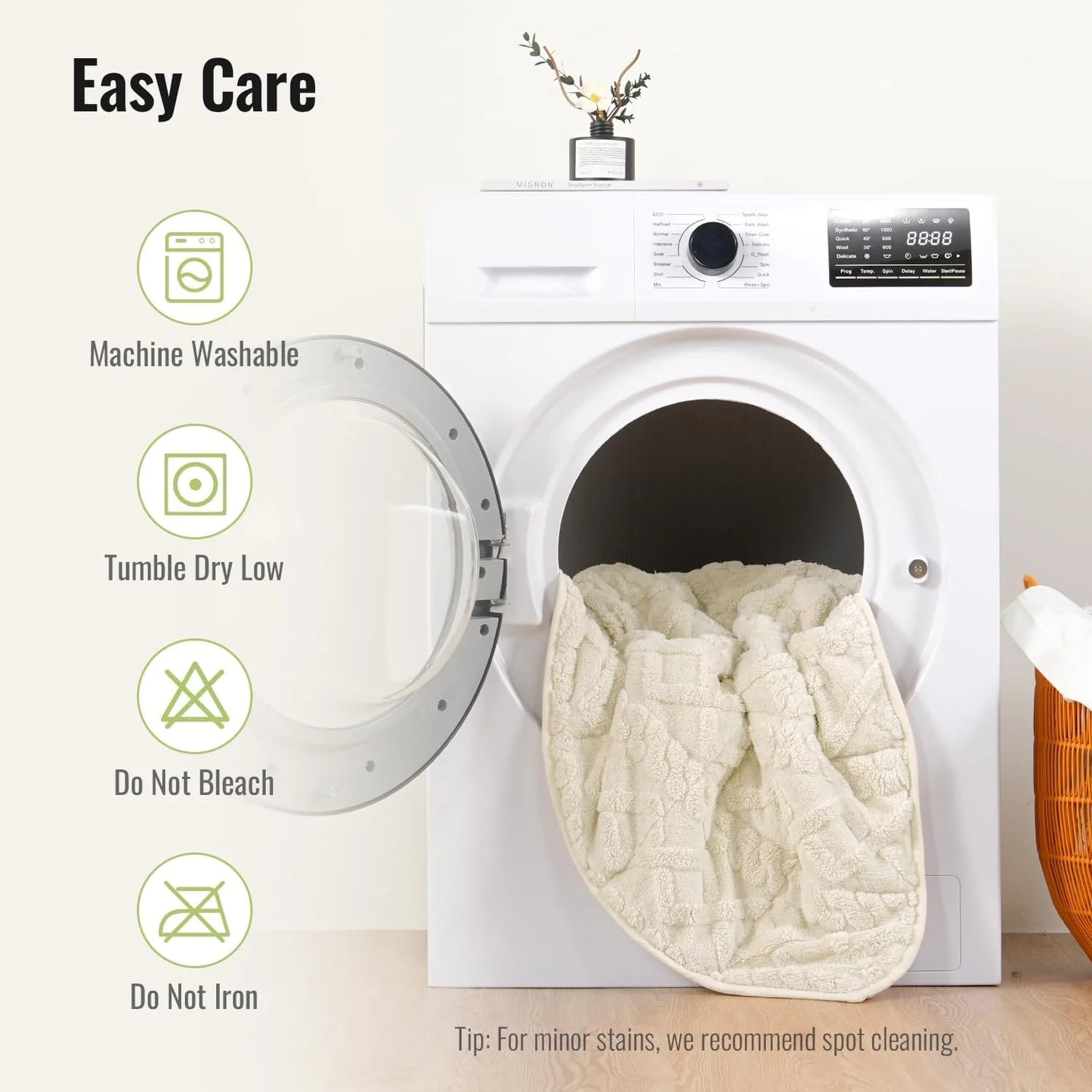 Weighted Blanket for Adults Queen Size 15lbs 60x80 inches