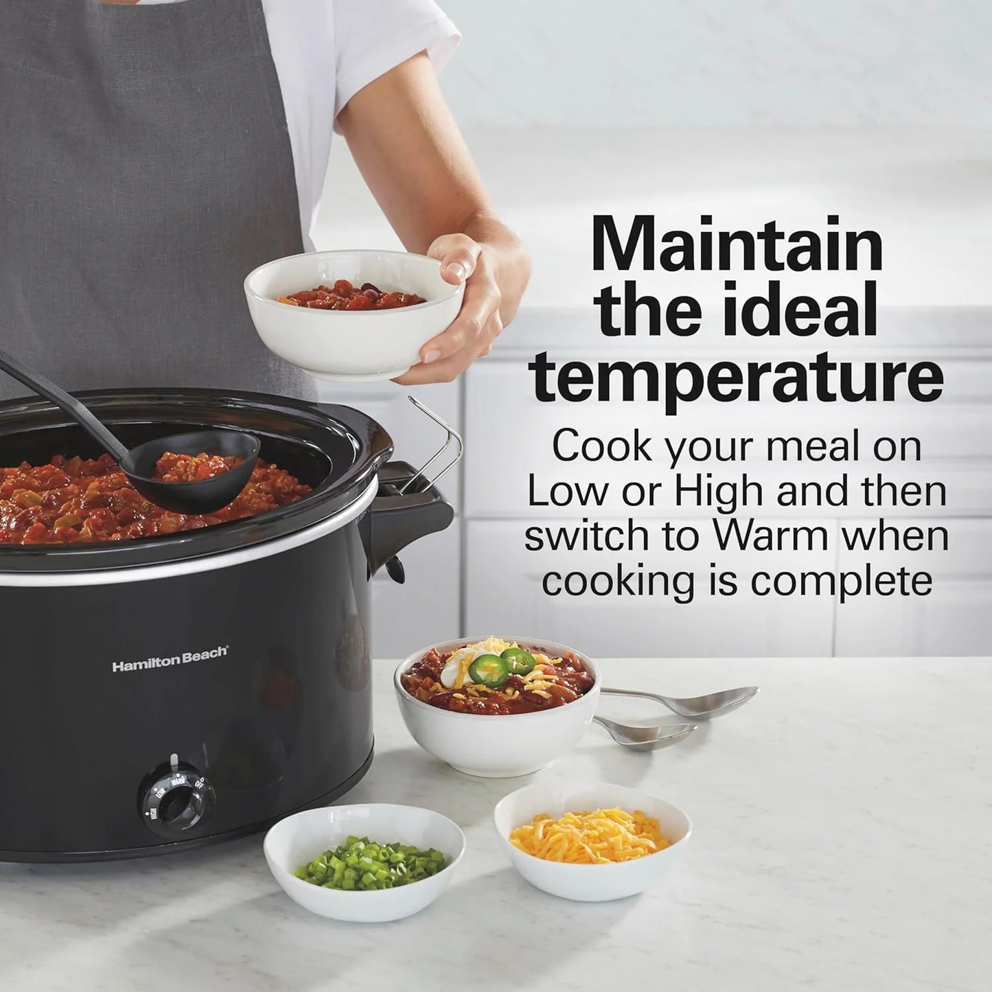 Slow Cooker, Extra Large 10 Quart, Stay or Go Portable With Lid Lock