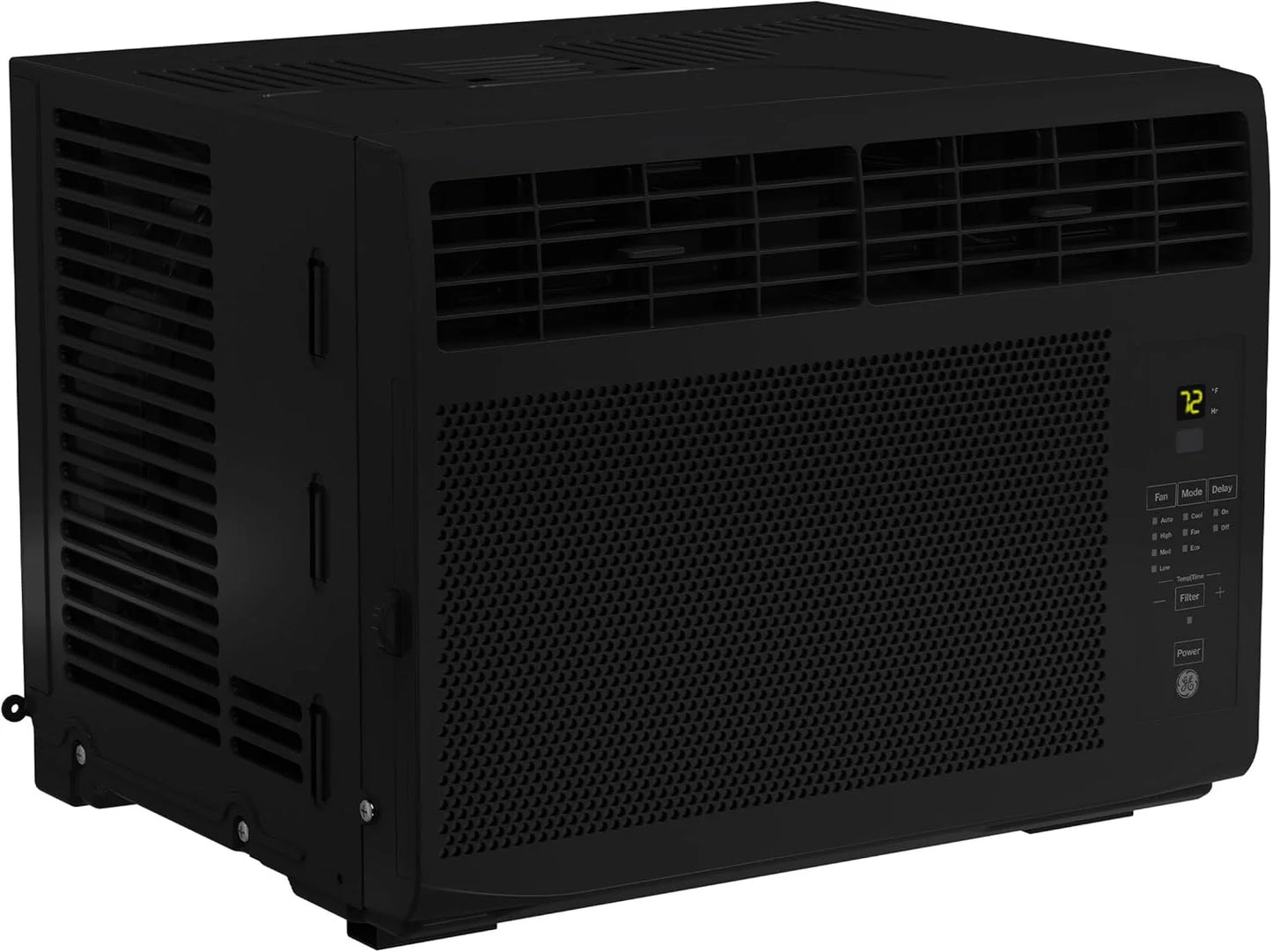 GE Window Air Conditioner Unit, 5,000 BTU for Small Rooms up to 150 sq ft. with Manual Adjustable Fan and Cooling Settings, Perfect for Small Bedroom or Living Room, Easy Install Kit Included, White