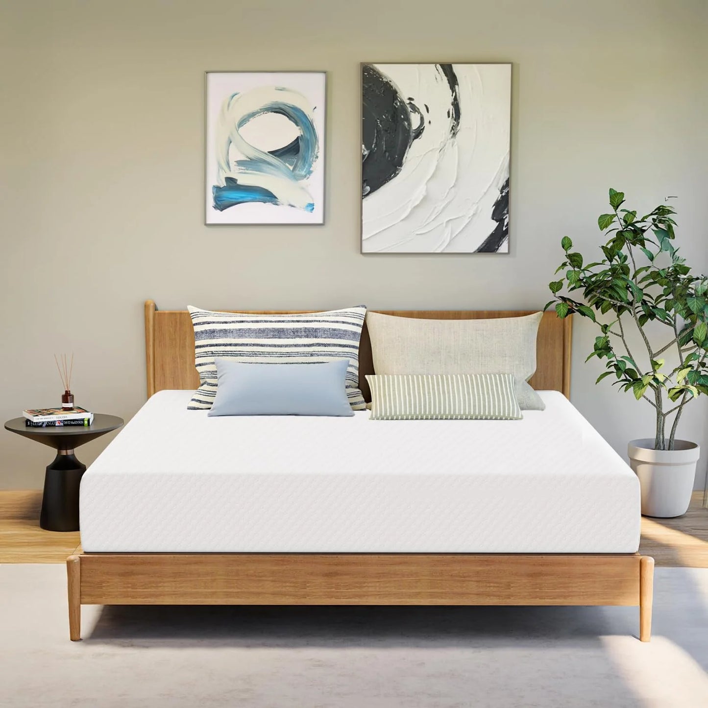 GAESTE 8-inch Fully Cooling Gel Memory Foam Mattress Mattress-in-a-Box