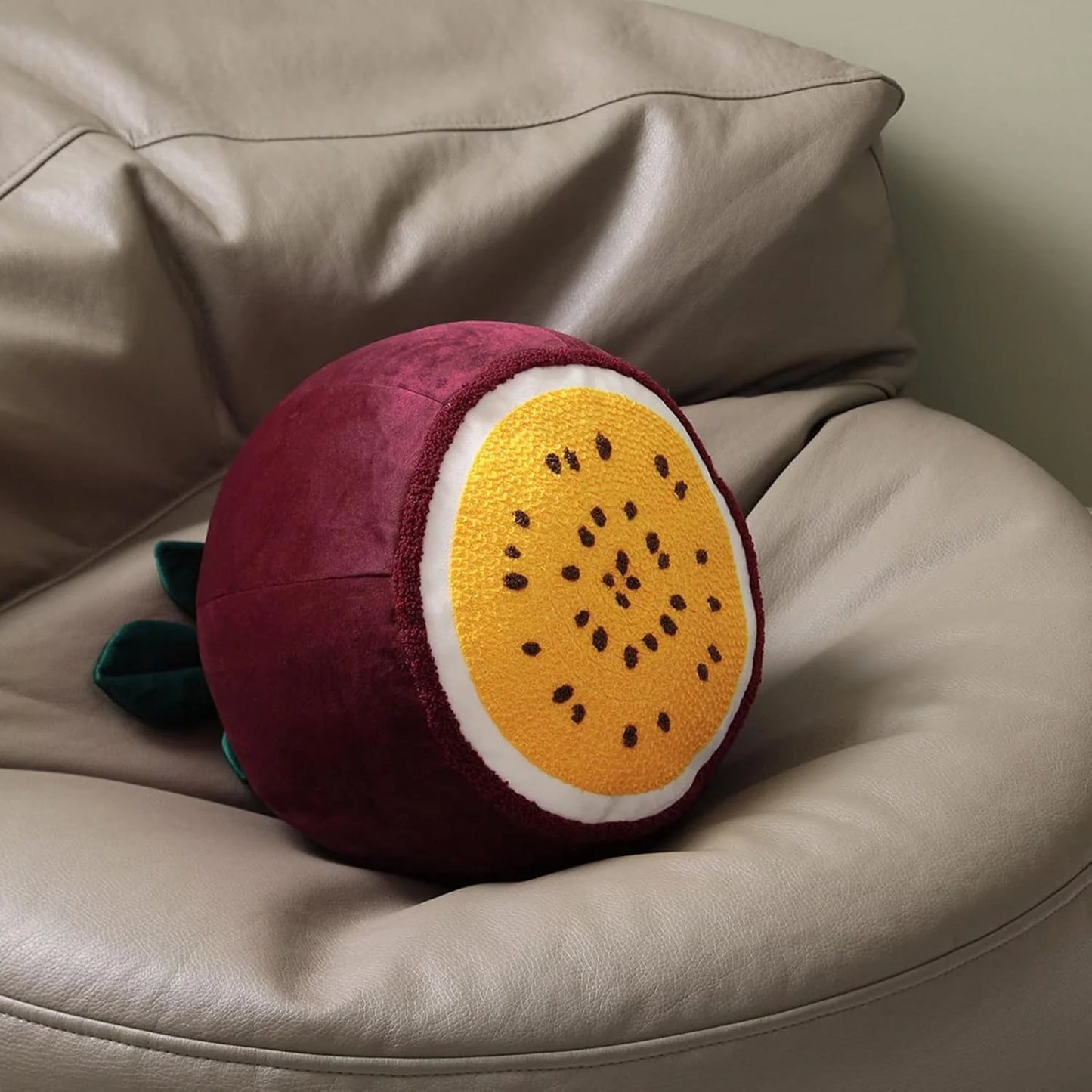 Fruit Shaped Pillows Series Grapefruit Shaped Throw Pillow