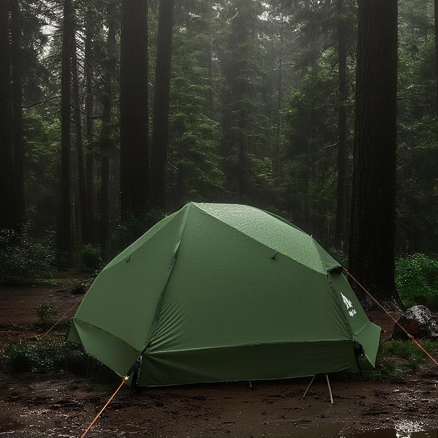 Camping Cot Tent - Waterproof 1-Person Off-Ground Combo Cot Bed for Adults Portable Easy Set-up Tent