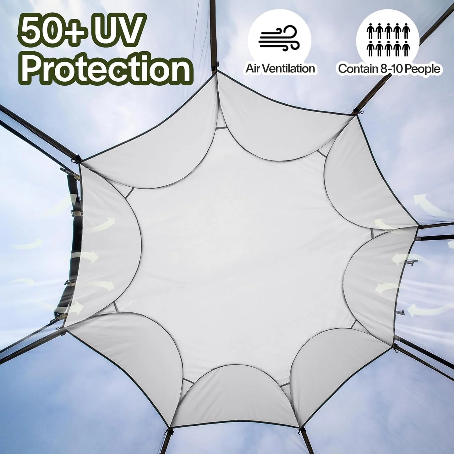 Pop Up Screen House Gazebo Tent with Mosquito Netting Sides