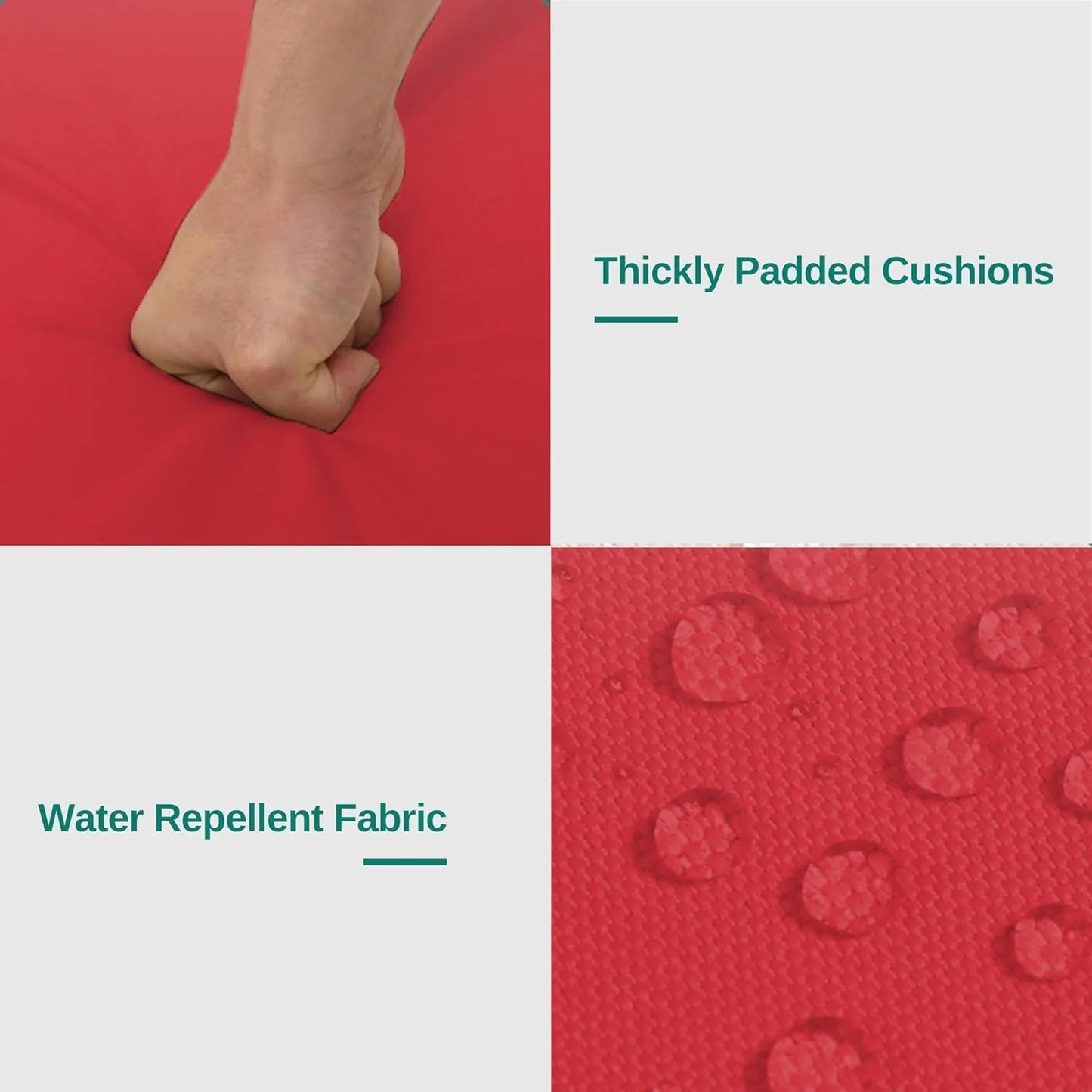 YITAHOME Hanging Porch Swing Chair Sits 3 People, Wicker Outdoor Swing Bench, Patio Lounge Chair, 1 Seating Cushion and 3 Back Cushions, w/Removable Covers, for Garden, Balcony, Backyard, Brown