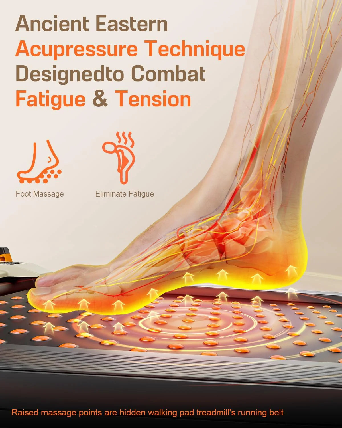 Akluer Inclined Home Treadmill 2.5 HP Small Under-Desk Treadmill with Remote Control and LED Display