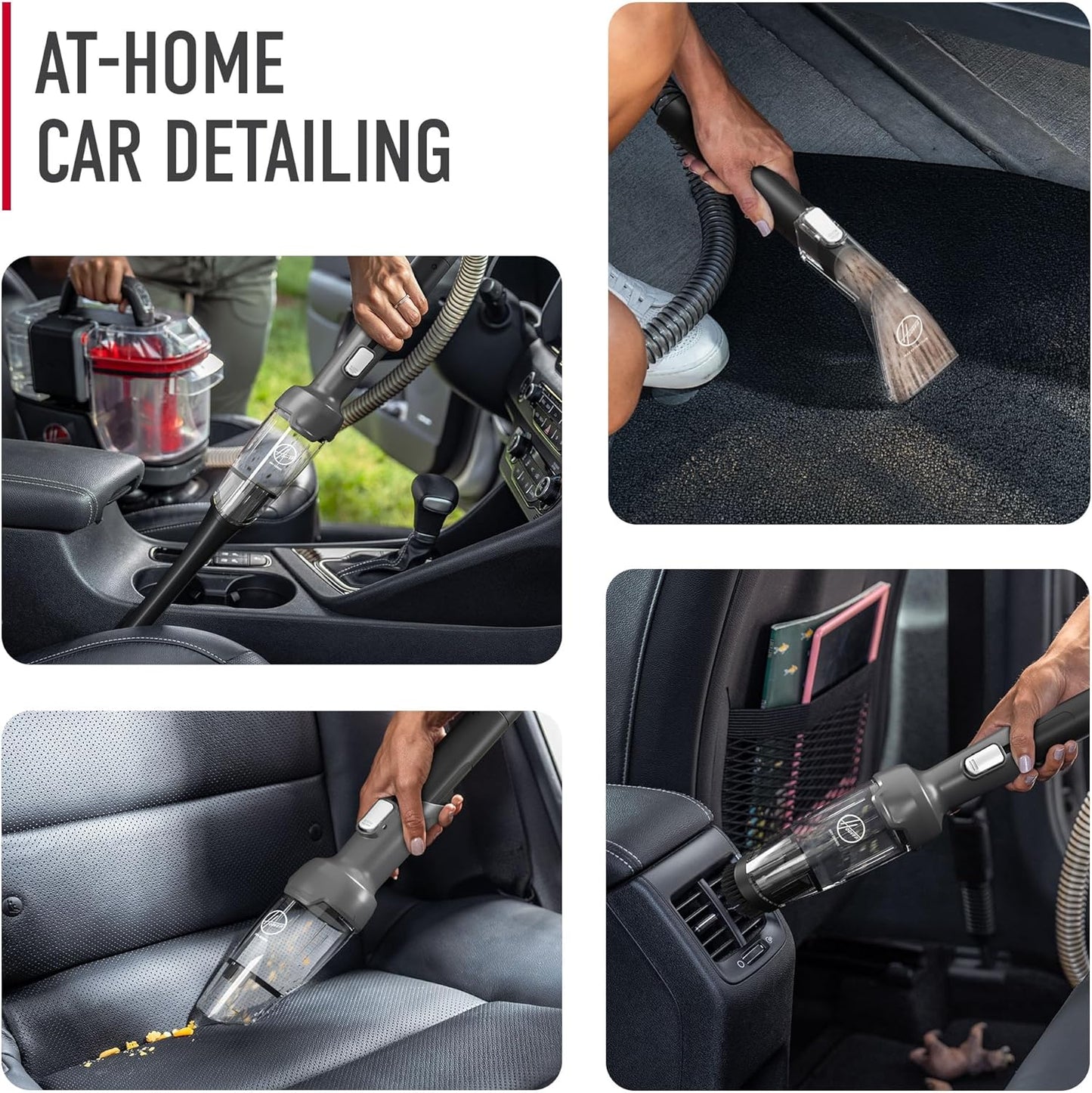 Hoover CleanSlate Plus Portable Carpet & Upholstery Spot Cleaner with Powerful Suction and Multiple Tools