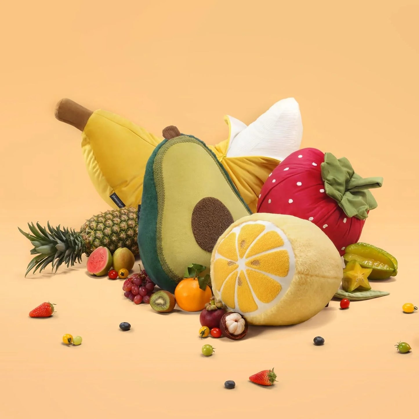 Fruit Shaped Pillows Series Grapefruit Shaped Throw Pillow