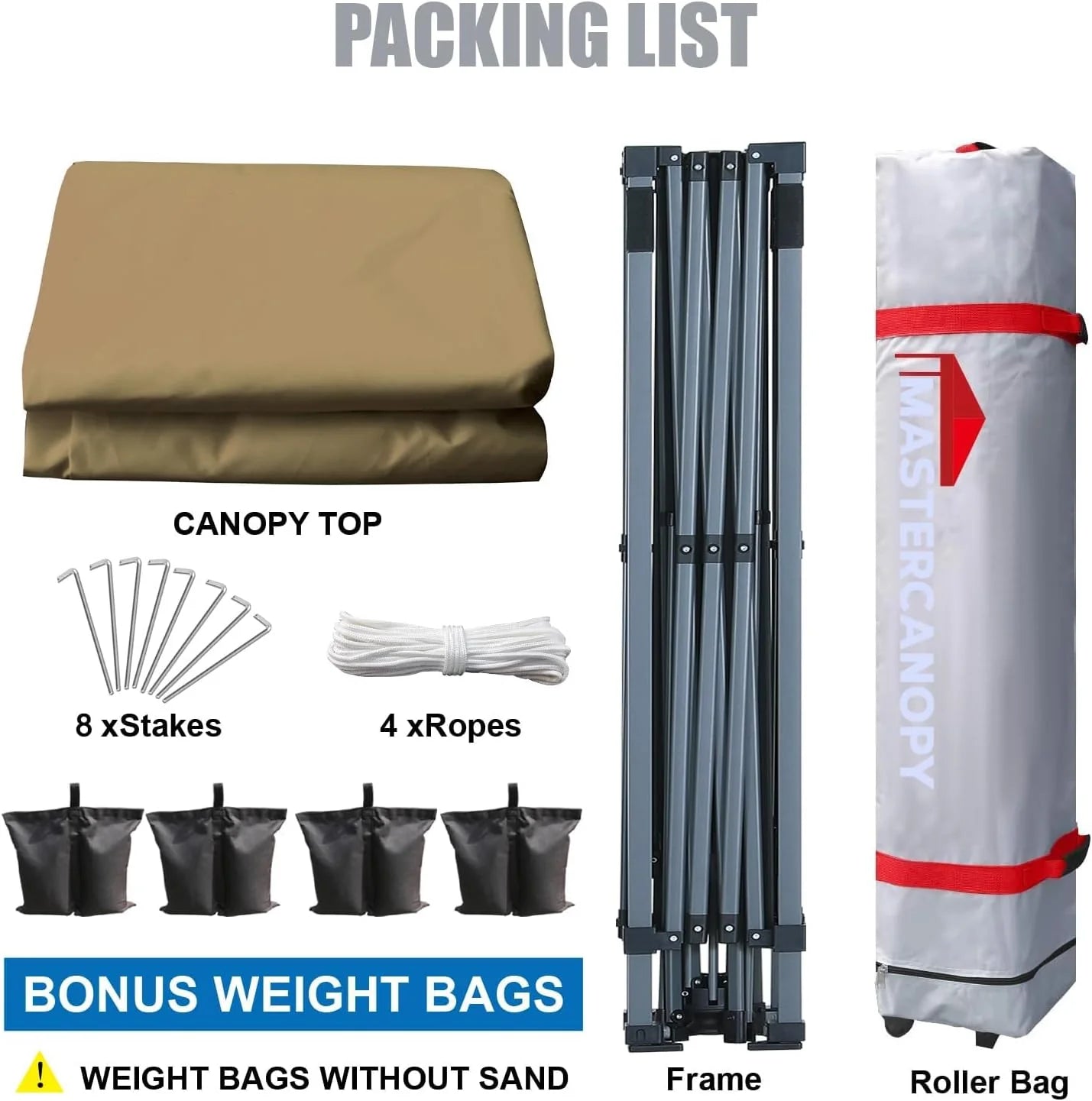 Durable Pop-up Canopy Tent with Roller Bag (10x10, Black)