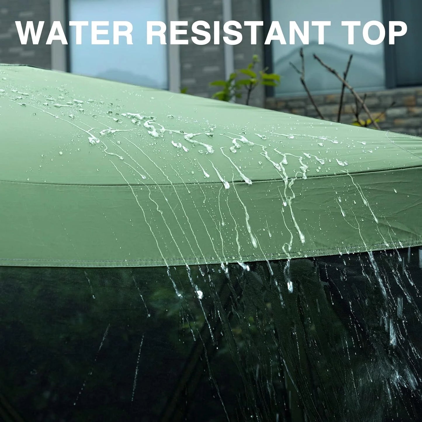 Pop up Screen House Tent for Camping 11.5 x 9.8 ft, Instant Screened Gazebo Canopy with Netting, Portable Shelter Enclosure