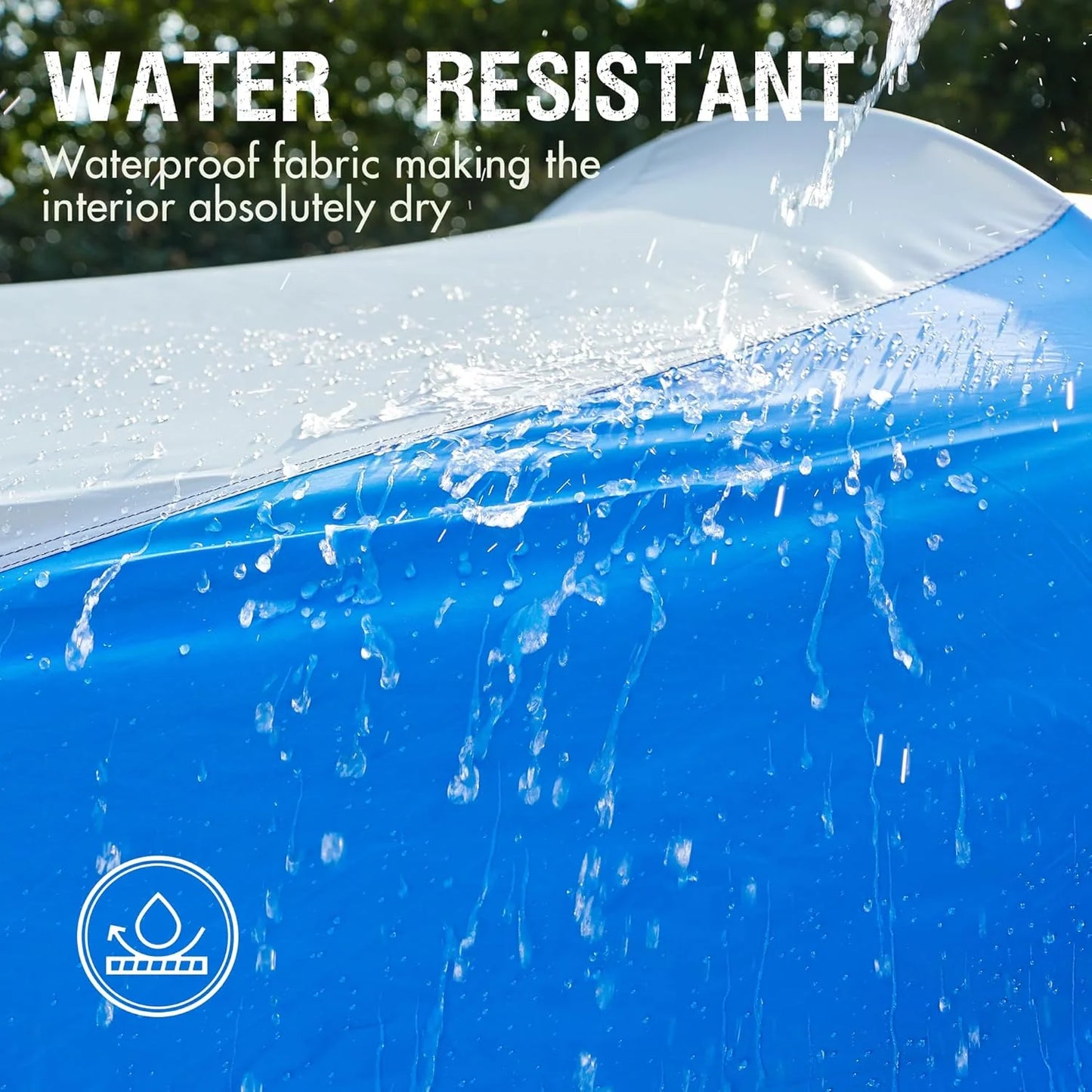 PORTAL 6/8/10 Person Family Camping Tent with Screen Room, Water Resistant Big Tunnel Tent with Rainfly, Large Family Tent for Outdoor Camping, Party