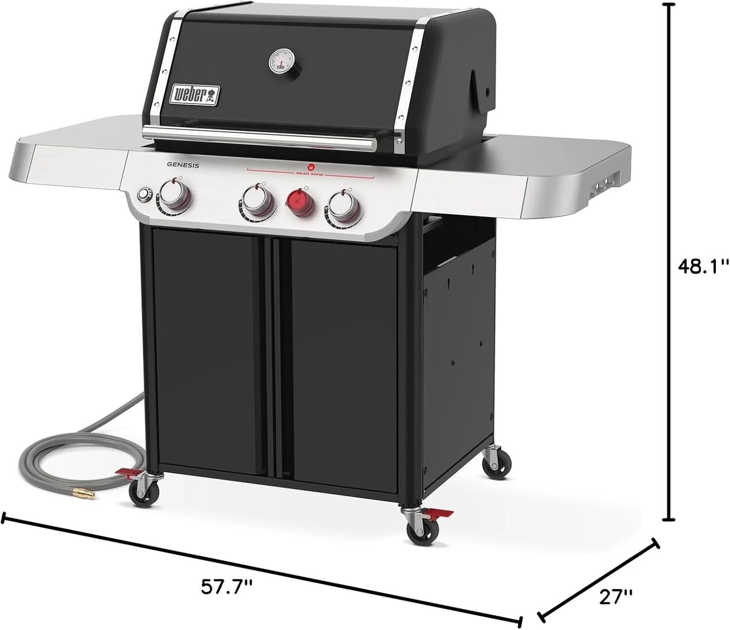 Weber Genesis E-325 Liquid Propane, Black