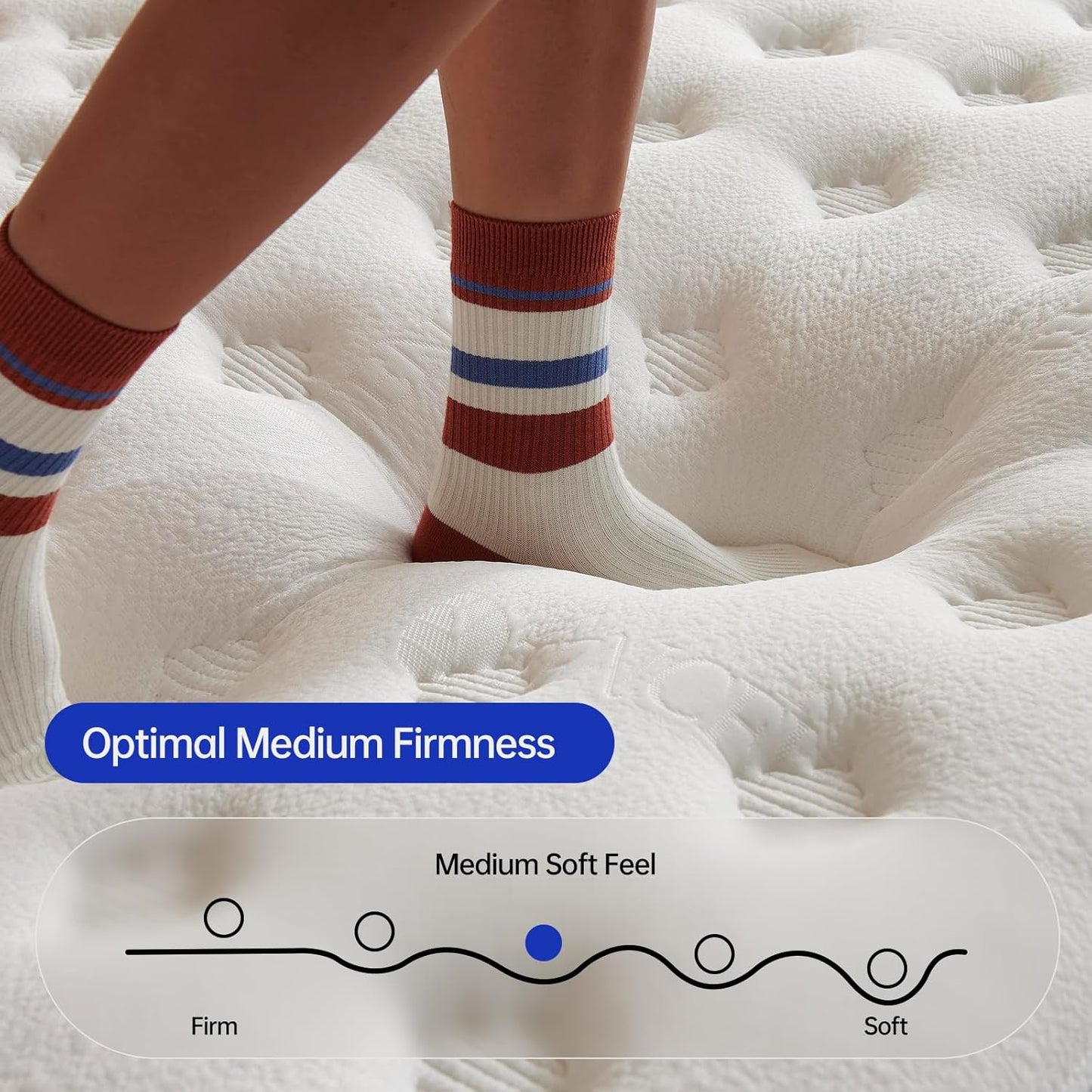 Queen Size Mattress 12-Inch Hybrid Mattress-in-a-Box Gel Memory Foam