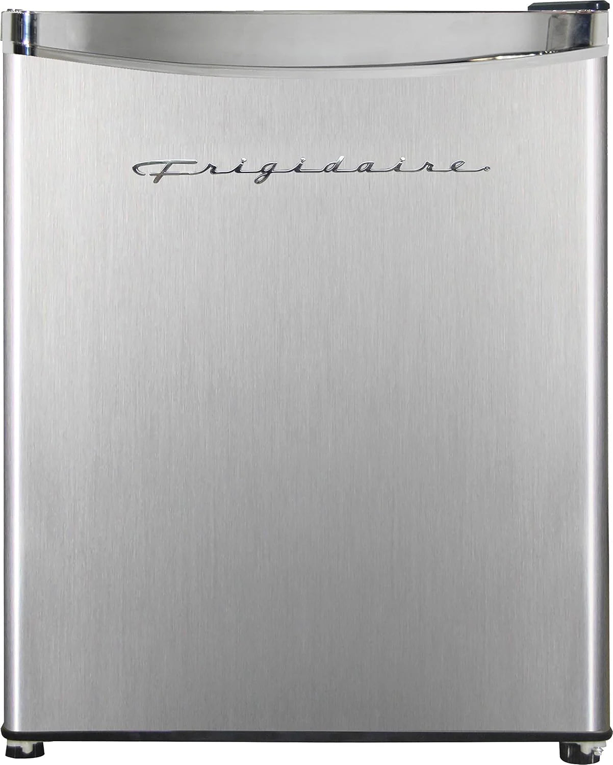 Frigidaire Upright Freezer, 6.5 cu. ft., Deep Freeze, Vinyl Coated Metal with Wire Shelving, Compact for Kitchen, RV, Dorm, Cabin, and Trailer, Platinum Design Series, Silver - 21D x 23W x 56H