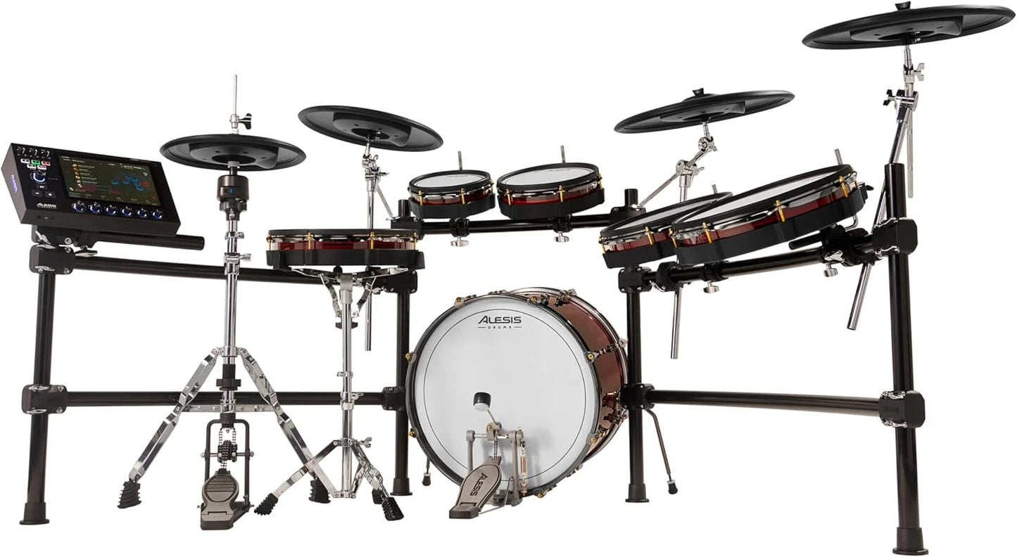 Alison Strata Prime Electronic Drum Set with Touch Screen Dual Area Grid Head