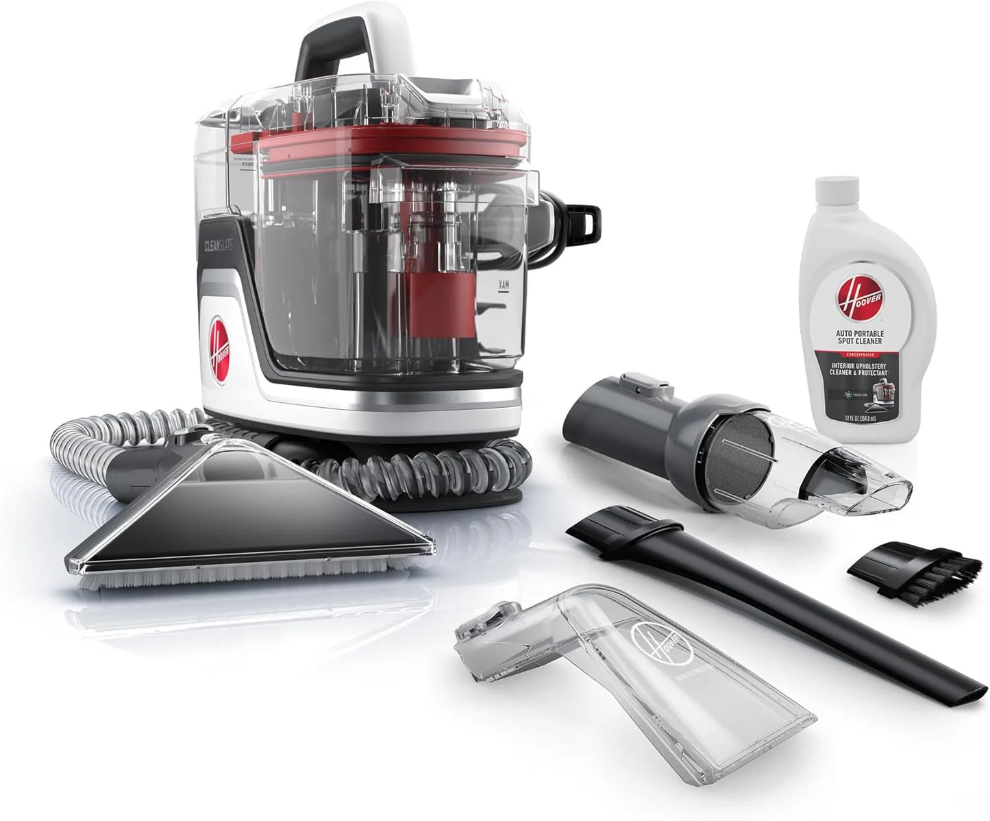 Hoover CleanSlate Plus Portable Carpet & Upholstery Spot Cleaner with Powerful Suction and Multiple Tools