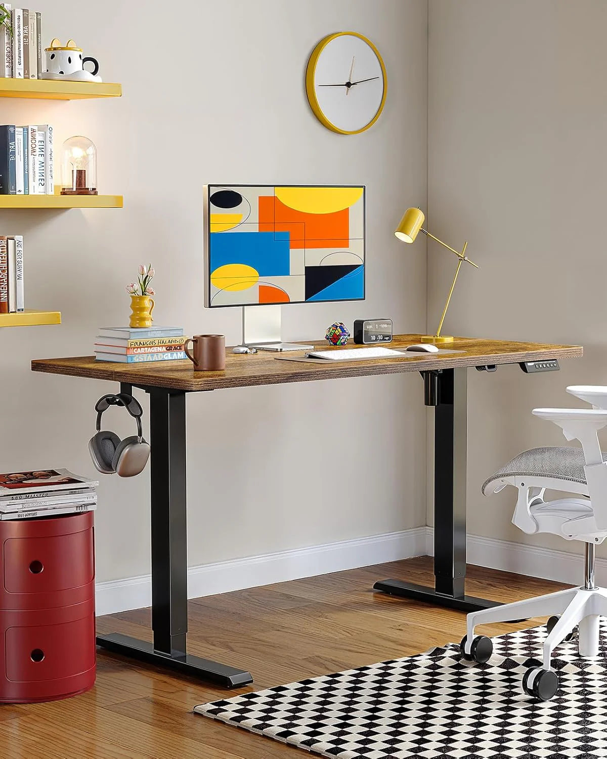 Height Adjustable Electric Standing Desk 47.2 x 23.6 Inches