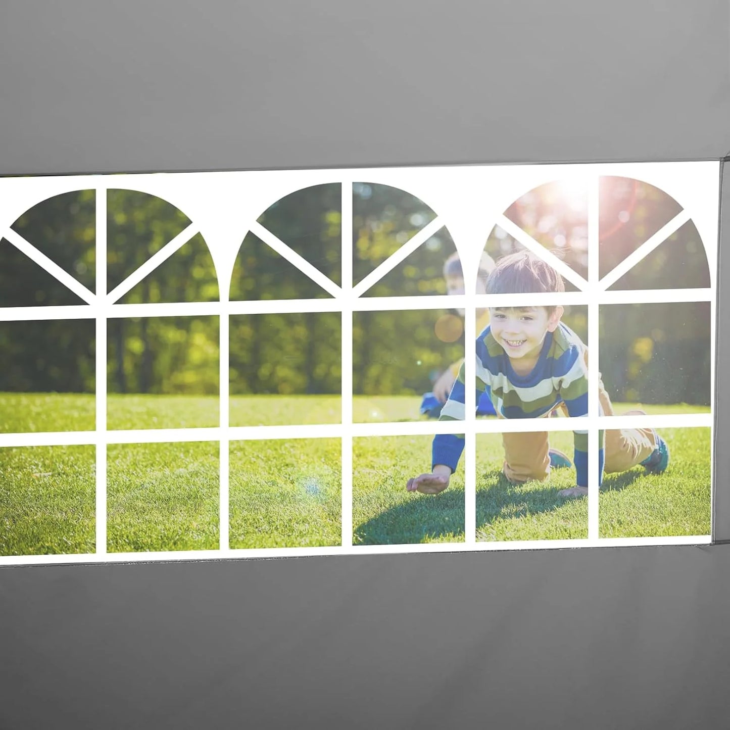 COBIZI 10x20 Heavy Duty Pop up Canopy Tent with 6 sidewalls Easy Up Commercial Outdoor Canopy Wedding Party Tents for Parties All Season Wind & Waterproof Gazebo with Roller Bag,Black(Frame Thickened)