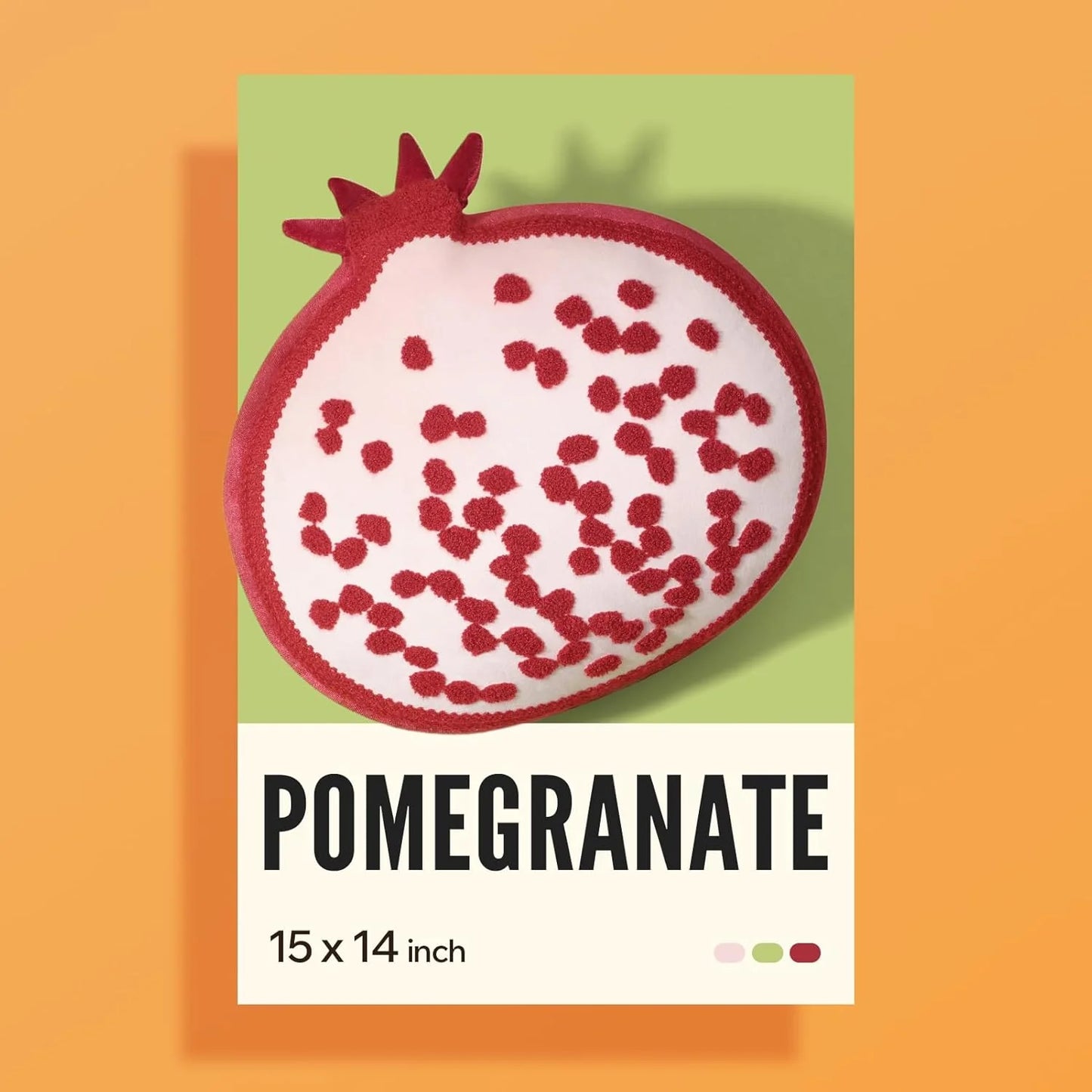 Fruit Shaped Pillows Series Grapefruit Shaped Throw Pillow