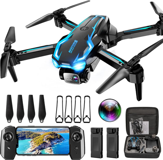 2K HD FPV Drone for Adults with Camera - Altitude Hold Foldable and Portable