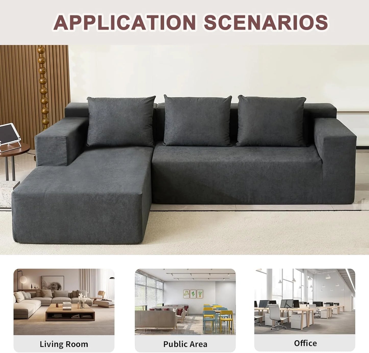 60 inch pull out sofa bed, memory foam sofa with 2 pillows, futon bed, guest bed and pull out sofa,