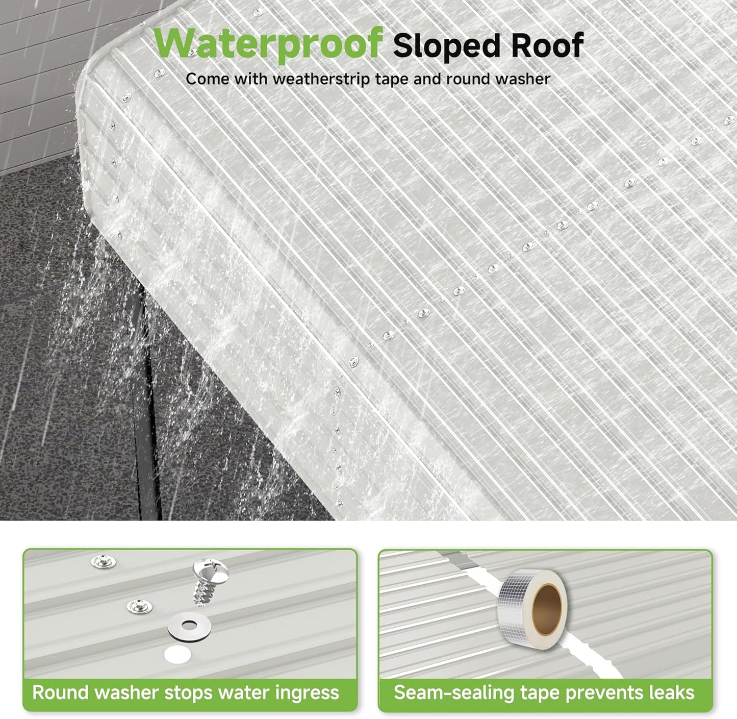 10'x15' Heavy Duty Metal Carport, Outdoor Garage Car Shelter Shade with Heavier Frame