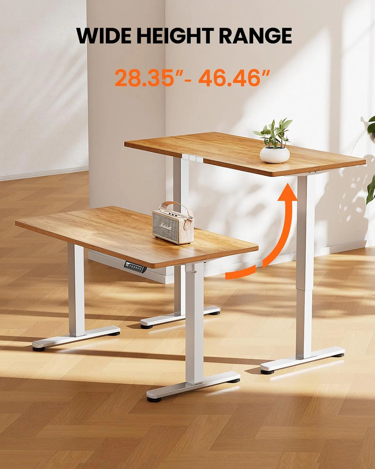 Height Adjustable Electric Standing Desk 47.2 x 23.6 Inches