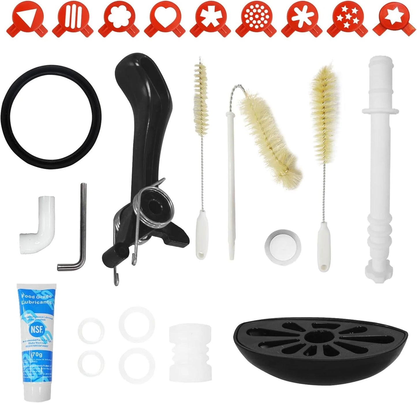 Soft Serve Ice Cream Machine 3.2 Gals Ice Cream Maker Machine Single Flavor Commercial Ice Cream Machine Countertop Soft Serve Ice Cream Maker with Pre-Cooling for Home Store School