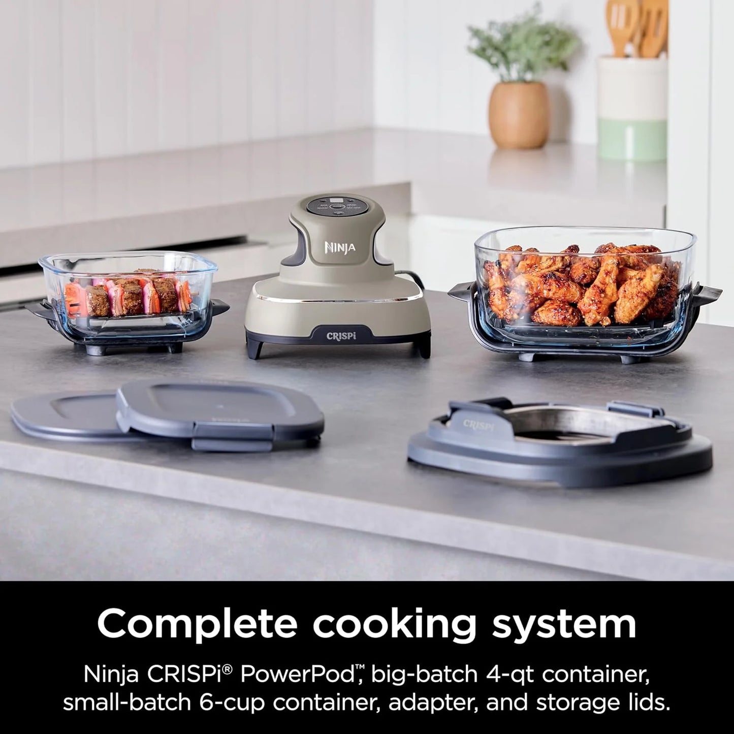 Crispi Air Fryer Microwave Freezer & Dishwasher Safe