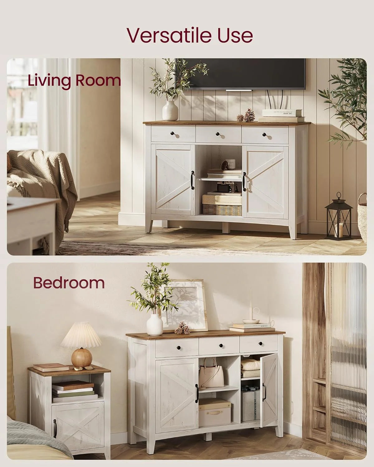 Storage Cabinet Buffet Cabinet with Adjustable Shelves