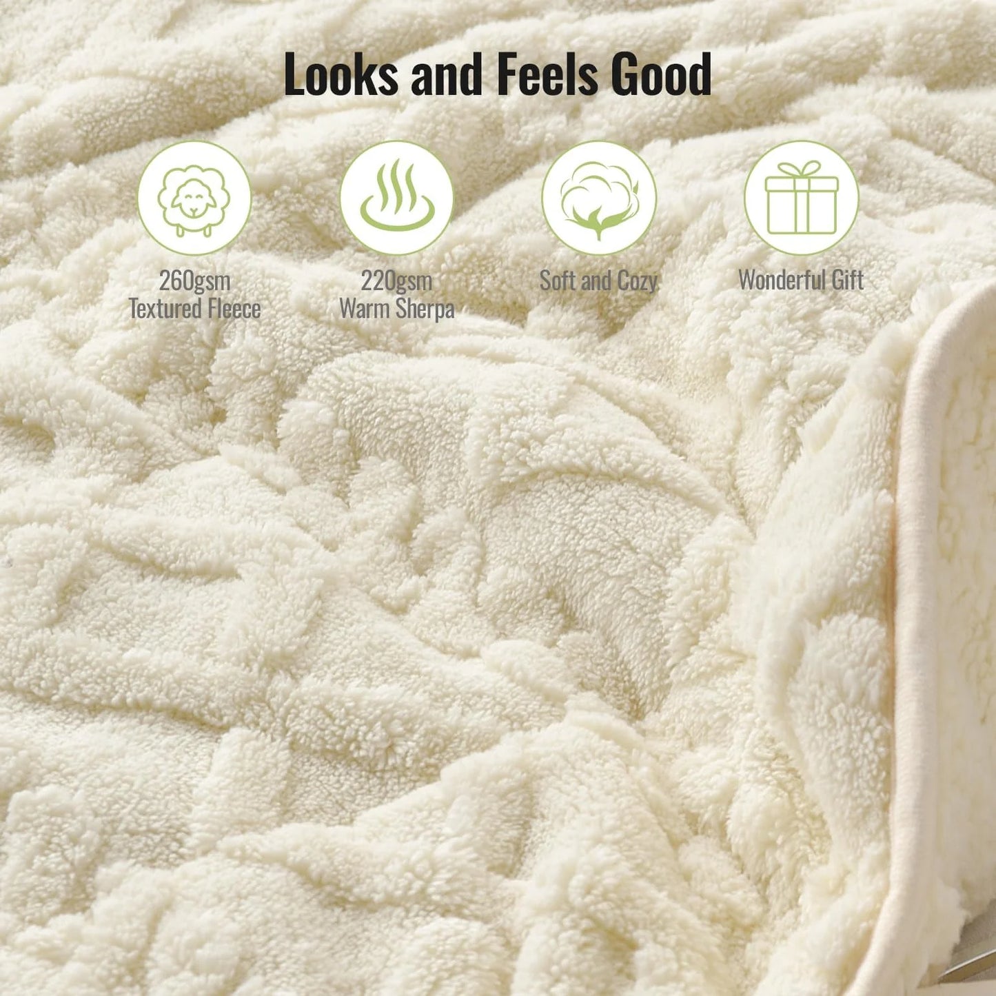 Weighted Blanket for Adults Queen Size 15lbs 60x80 inches