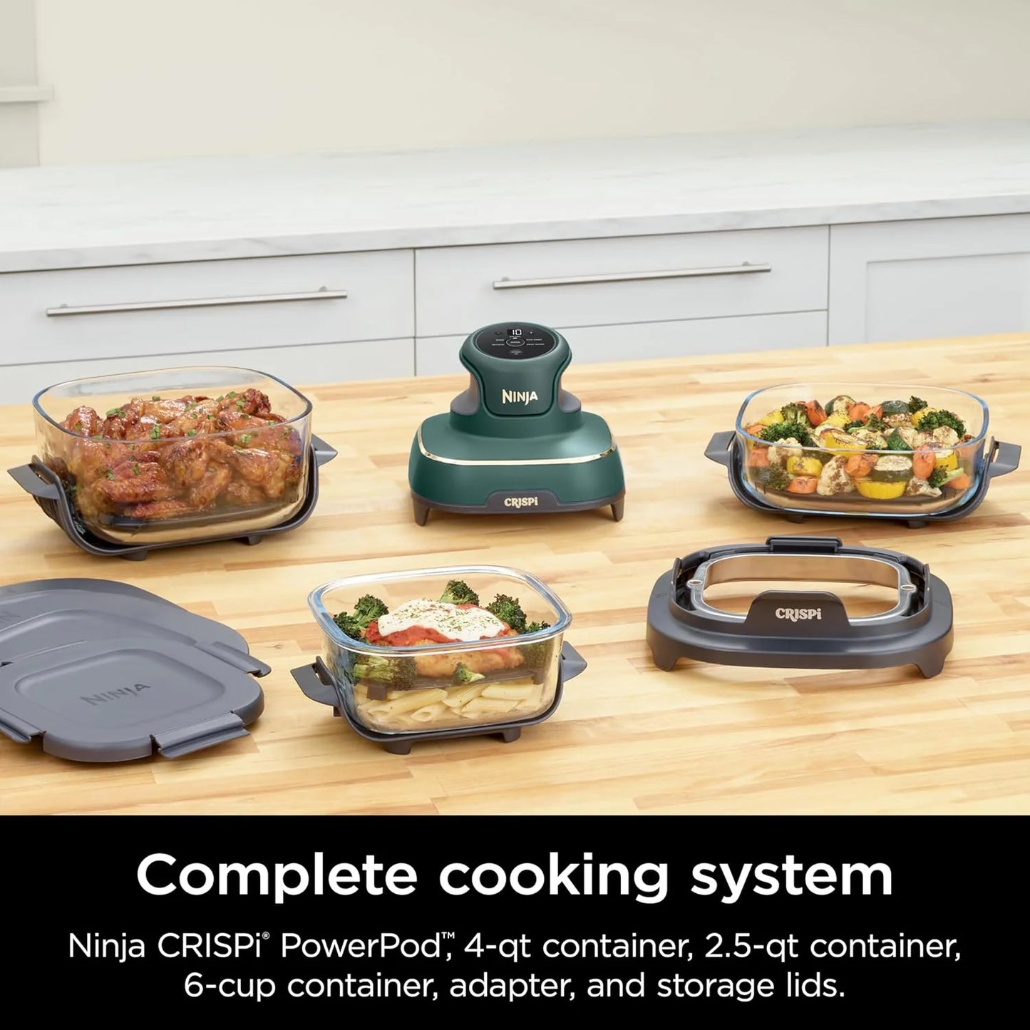 Crispi Air Fryer Microwave Freezer & Dishwasher Safe