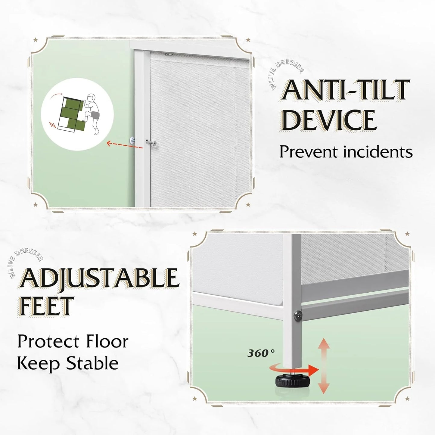 Storage Organizer Unit with 11 Fabric Bins, Storage Drawers Organizer with Steel Frame, Tall Storage Tower Organizaton