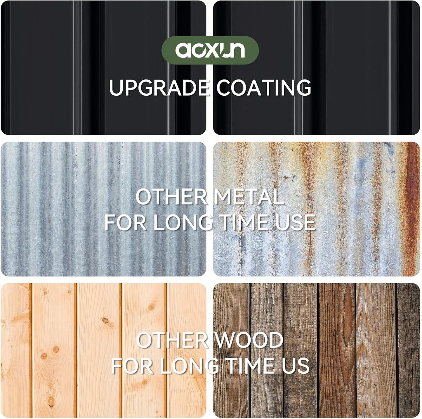 Aoxun 12x10 FT Shed Metal Outdoor Waterproof Storage Shed Steel Utility Garden Tool Shed with Door & Lock Outdoor Storage for Garden Patio Lawn Poolside, Brown