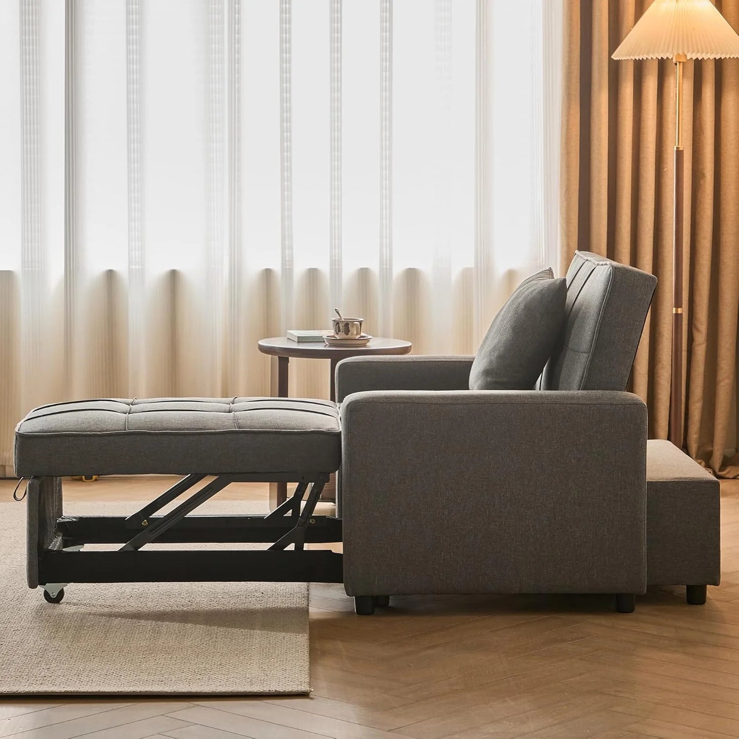 Sofa Bed Chair Convertible Sleeper Sofa with Pull-Out Bed