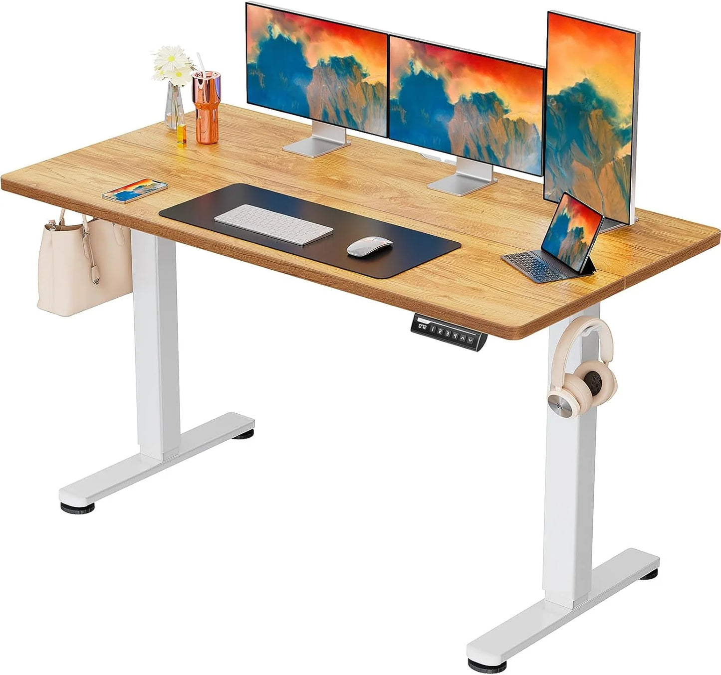 Height Adjustable Electric Standing Desk 47.2 x 23.6 Inches