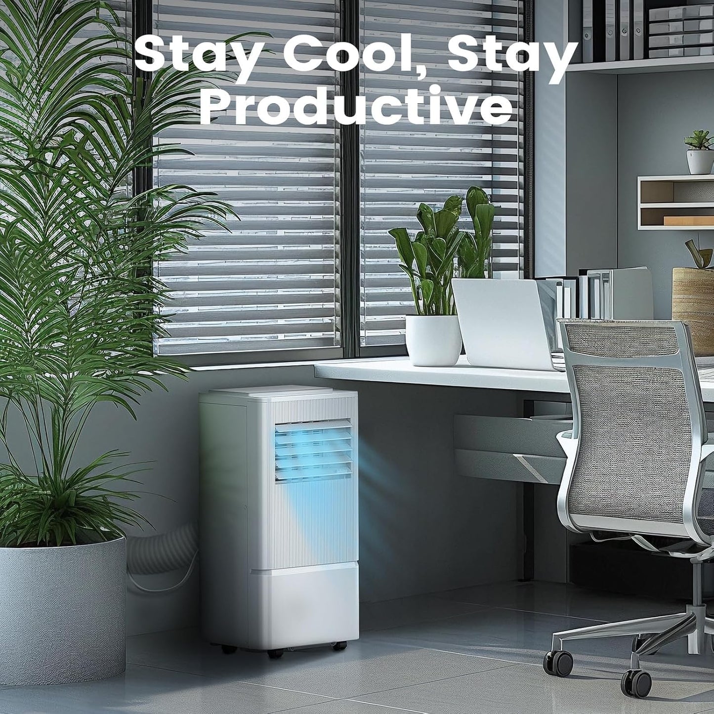 Air Choice Portable Air Conditioner, 10000 BTU Air Conditioner Portable for Room Up to 450 Sq.Ft, Remote Control, 24H Timer, Dehumidifier & Fan Modes, 3-in-1 AC Unit with Window Kit for Home Office