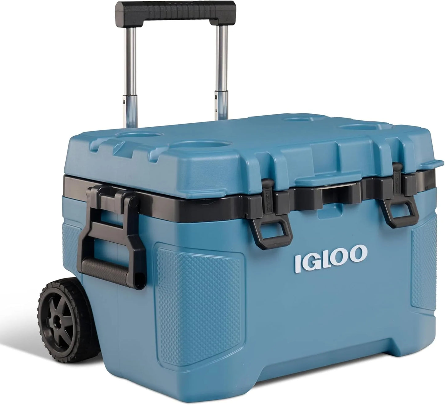Igloo 52Qt Wheeled Cooler, Insulated Hard Shell Ice Chest
