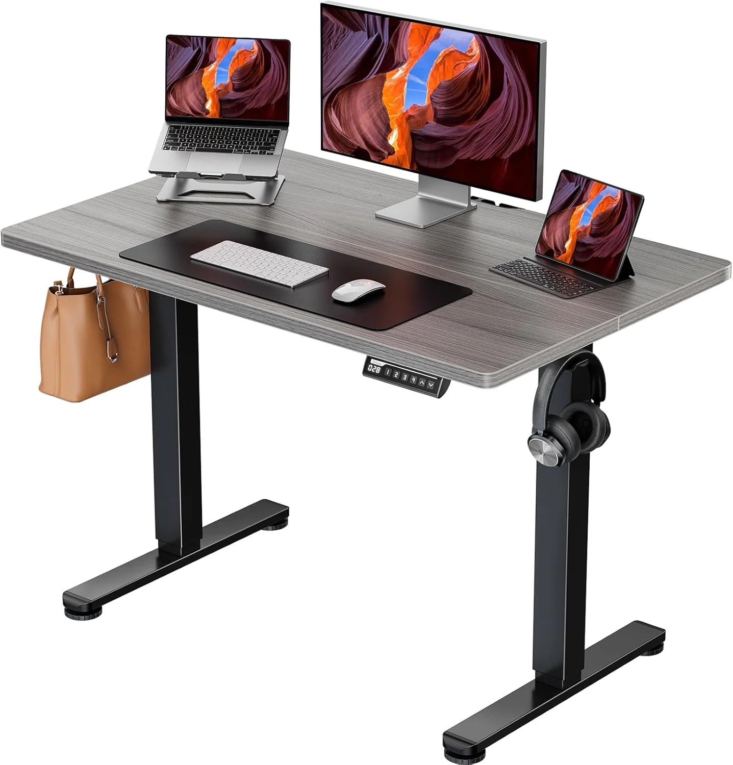 Height Adjustable Electric Standing Desk 47.2 x 23.6 Inches