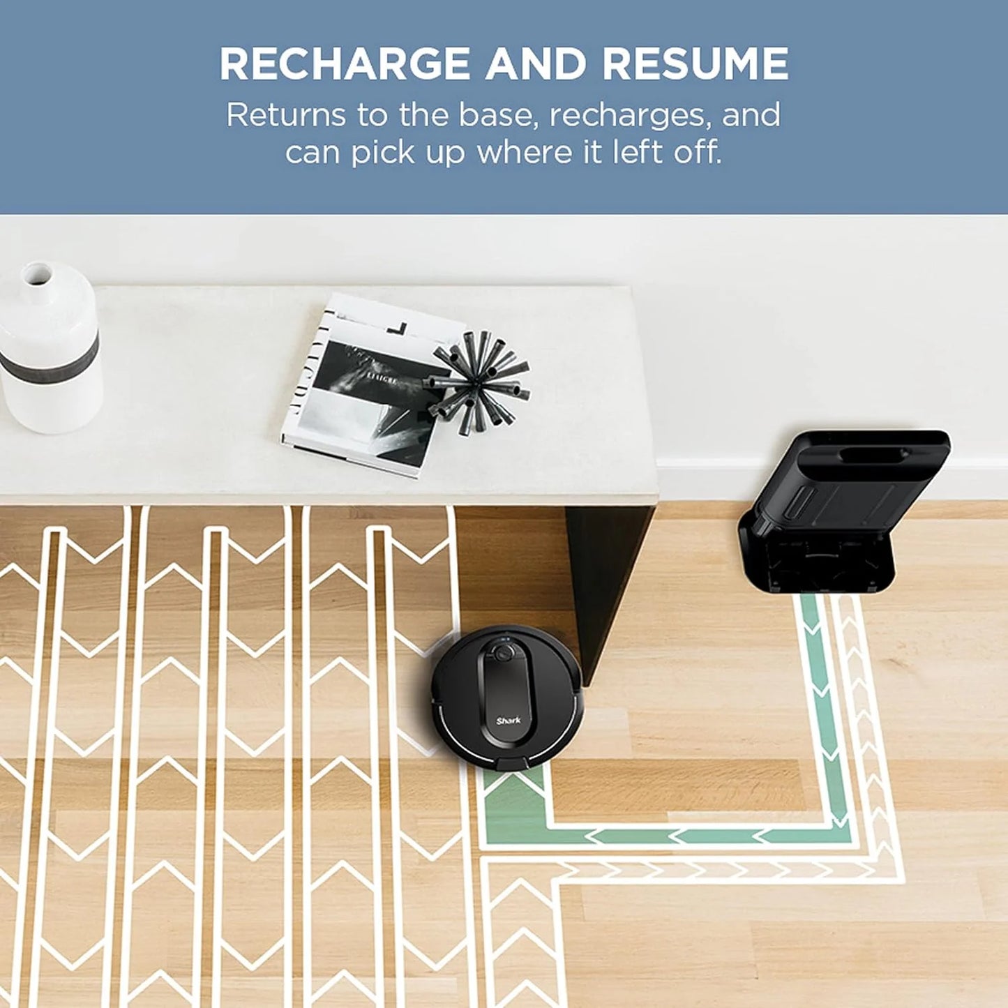 Robot Vacuum & Mop Combo, Powerful Suction, Matrix Plus, 60-Day Debris Capacity, HEPA Bagless Self Empty Base, Sonic Mopping, Home Mapping for Pet Hair - Carpets & Hardfloor, AV2610WA