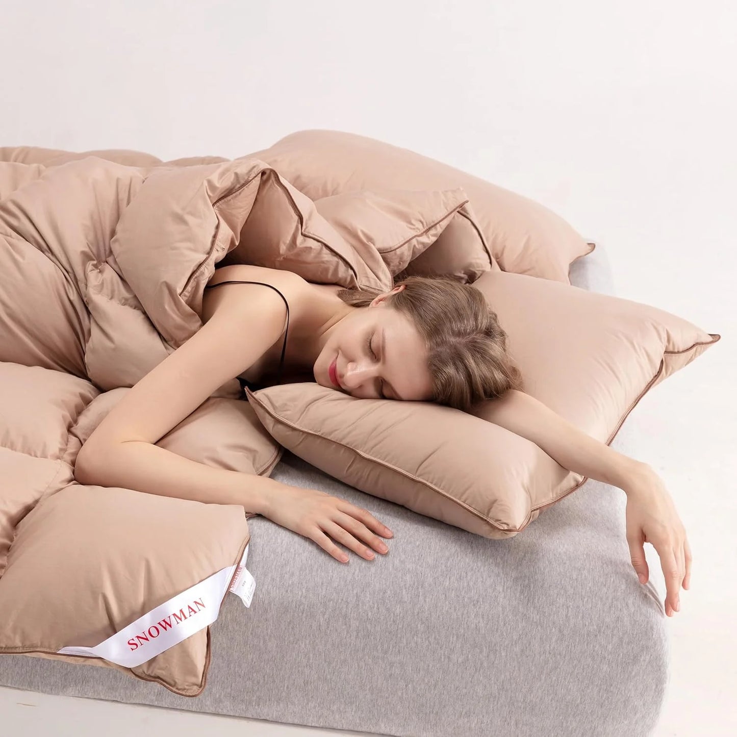 Premium Down Comforter 3D Baffle Box Design