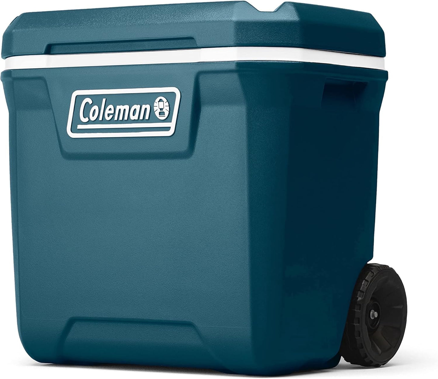 Coleman Insulated Portable Rolling Cooler with Wheels, Leak-Proof Outdoor Hard Cooler, Keeps Ice for Up to 5 Days, 100 Quart