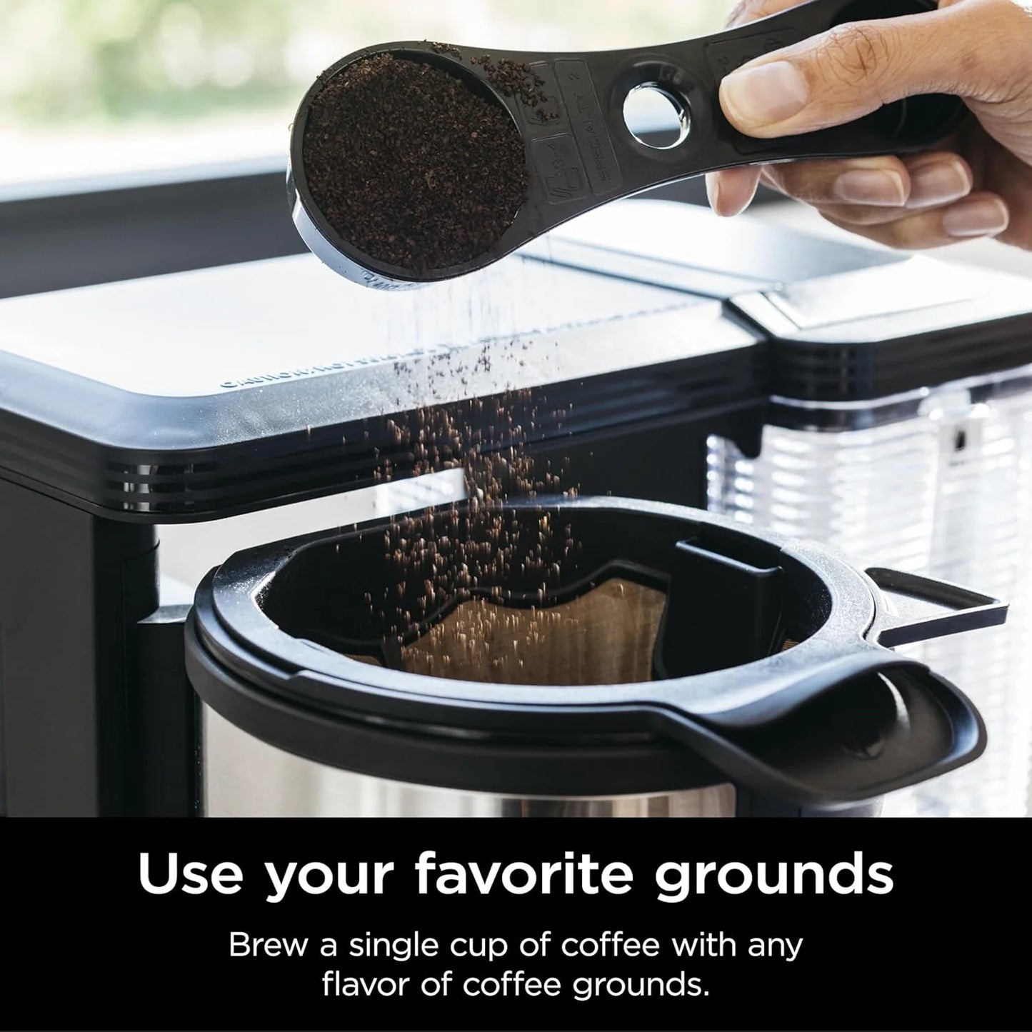 Extra Large Hot and Iced Coffee Maker with Fast Cold Brew, 4 Brewing Methods, 8 Sizes (Small to Travel), Single-Cup Coffee Maker, 12-Cup Capacity