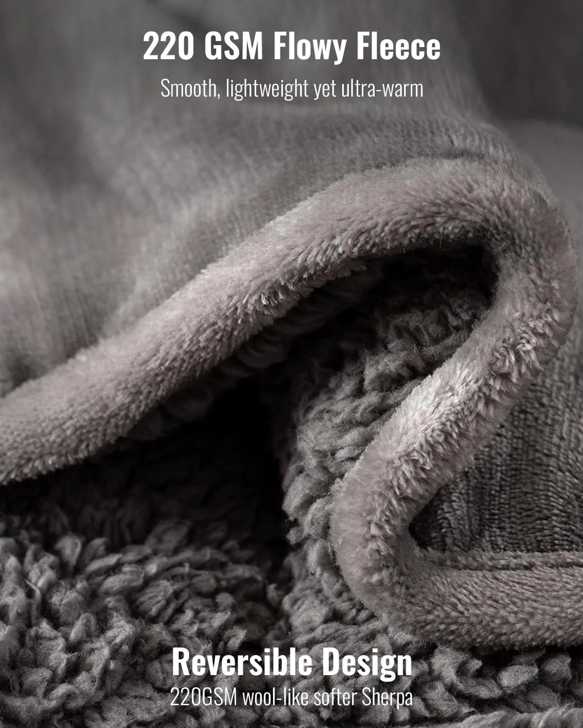 Weighted Blanket Queen Size 15lbs 60x80 inches with Soft Plush Fleece