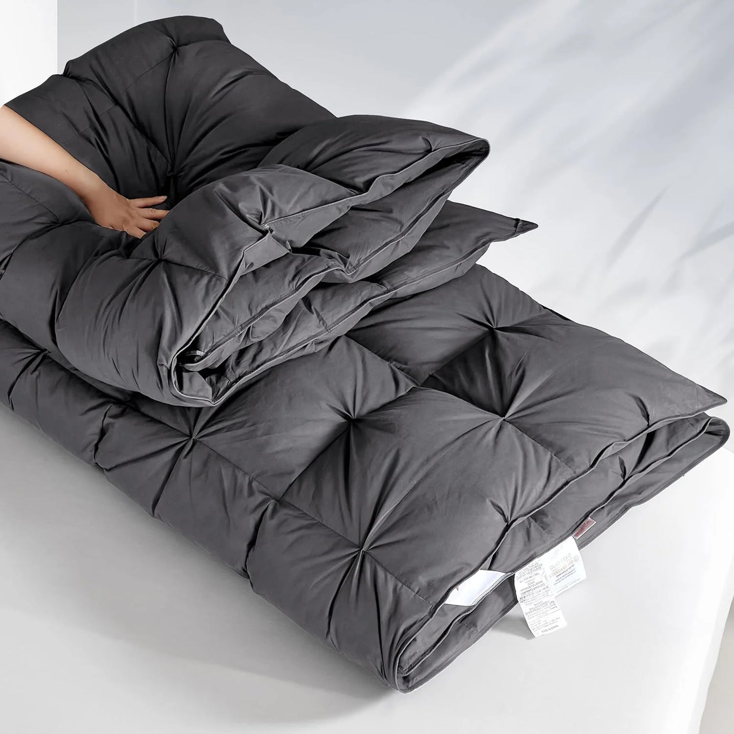 Premium Down Comforter 3D Baffle Box Design